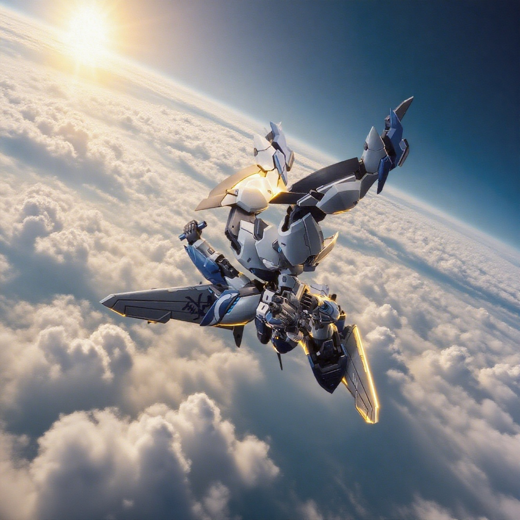 Sheik Mainland 1/144 Trooper YUN QUE OCR-122 Blue-Grey Ver Model Kit