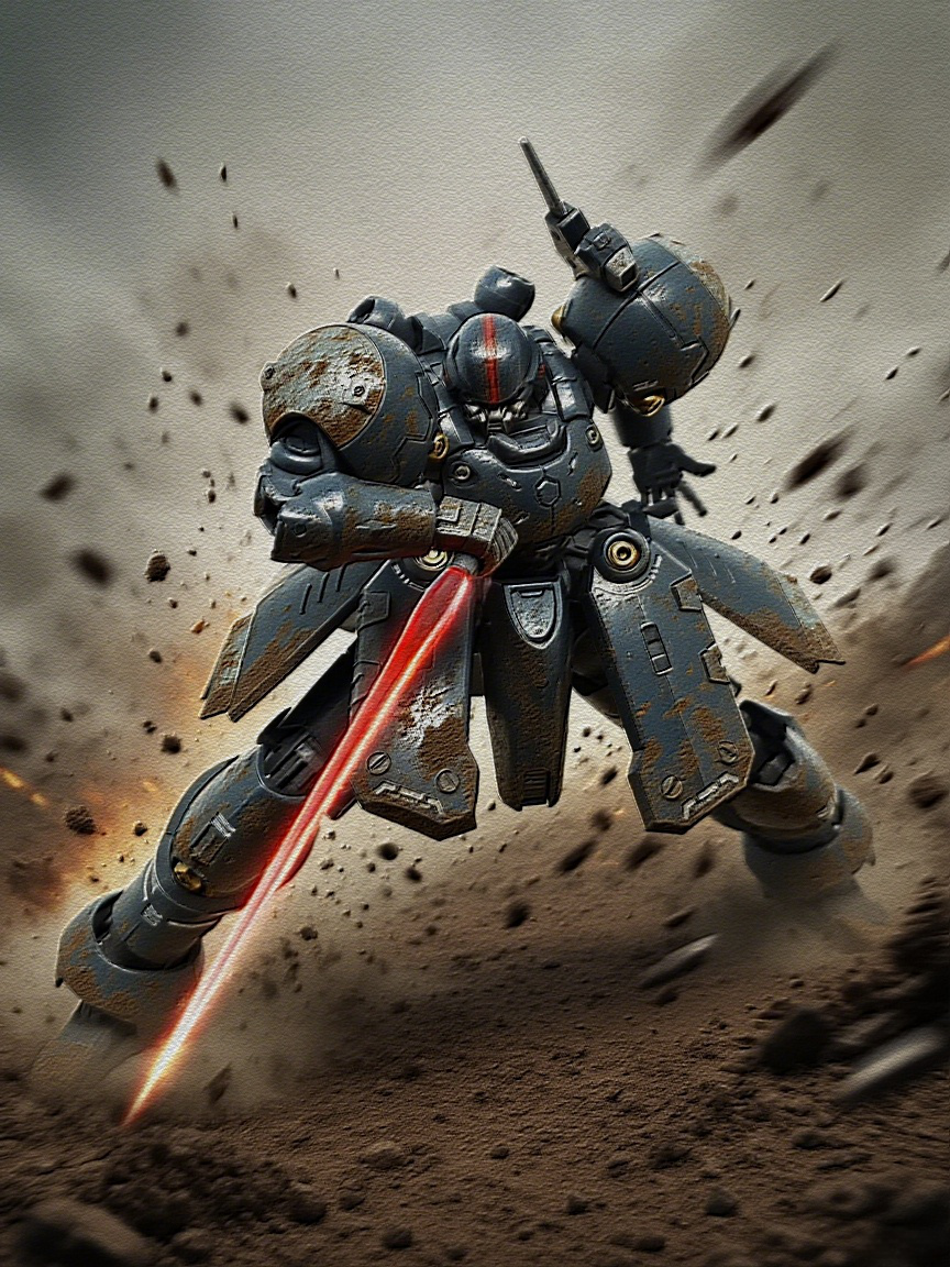 Sheik Mainland 1/144 Hyper Moveable Knight ZA-11 ZYKLON Metallic Black Grey Various Mounting Kits