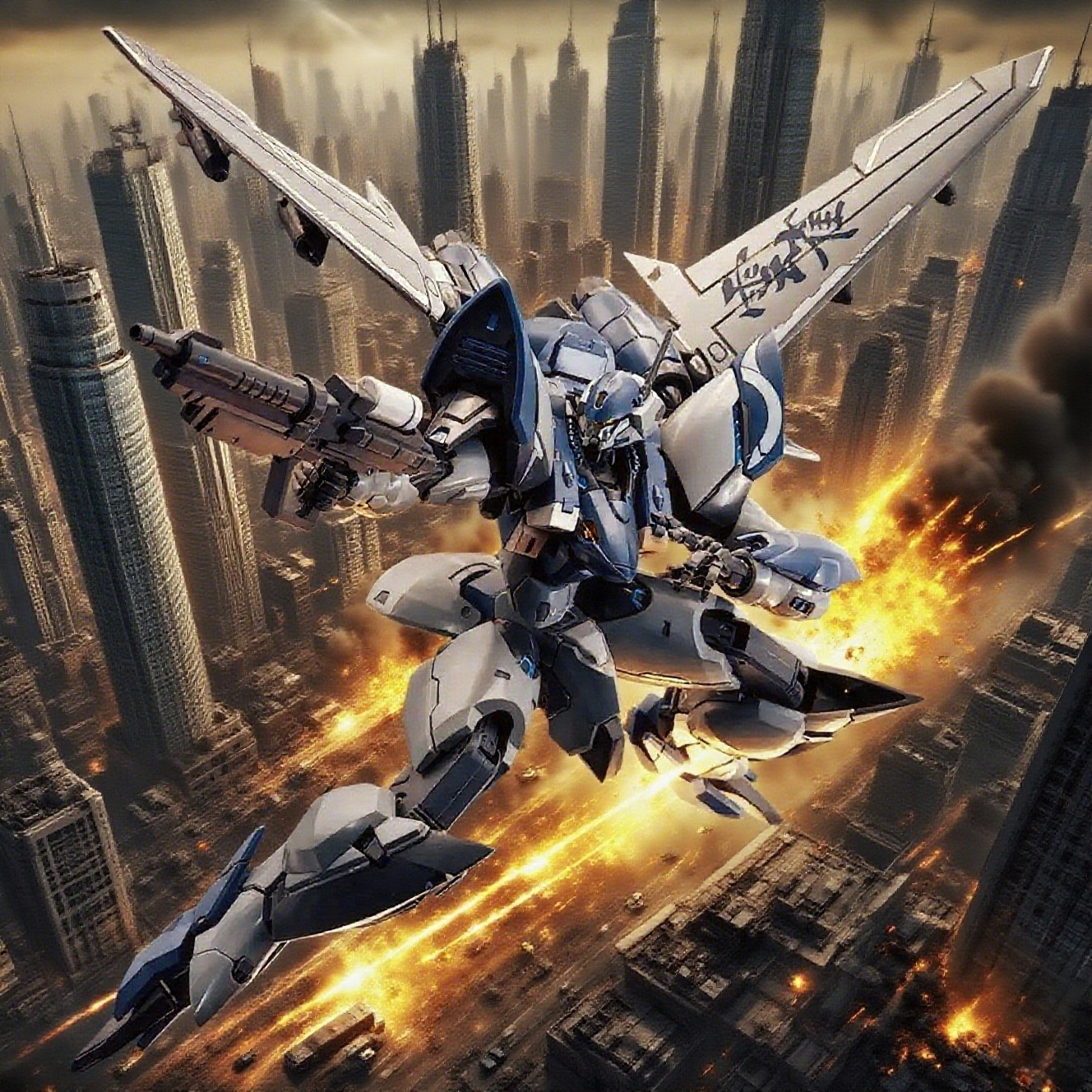 Sheik Mainland 1/144 Trooper YUN QUE OCR-122 Blue-Grey Ver Model Kit