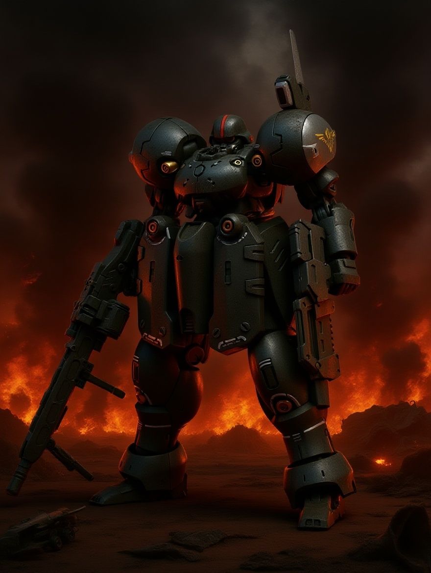 Sheik Mainland 1/144 Hyper Moveable Knight ZA-11 ZYKLON Metallic Black Grey Various Mounting Kits