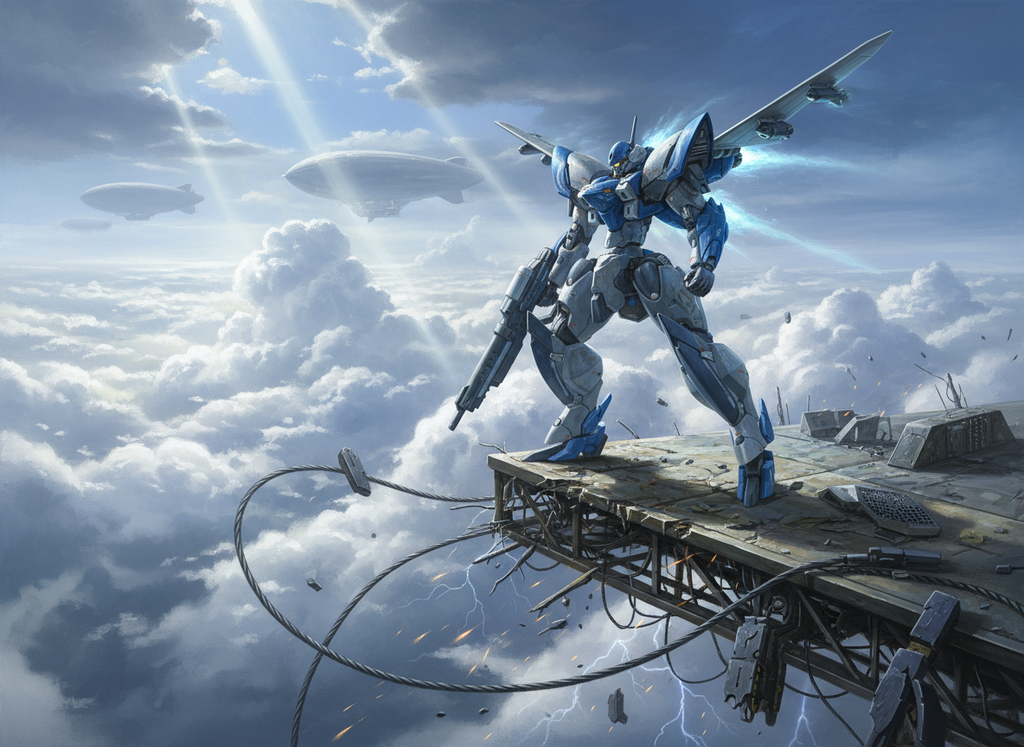 Sheik Mainland 1/144 Trooper YUN QUE OCR-122 Blue-Grey Ver Model Kit