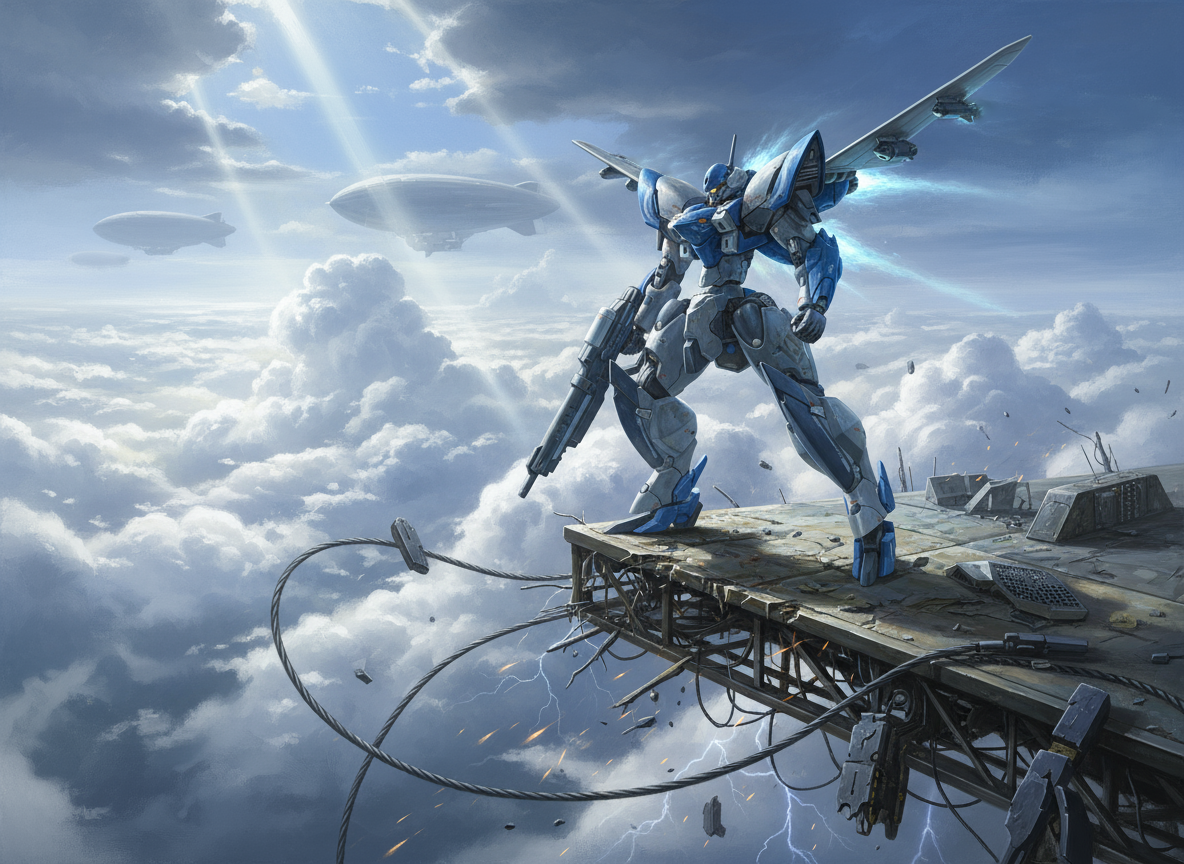 Sheik Mainland 1/144 Trooper YUN QUE OCR-122 Blue-Grey Ver Model Kit