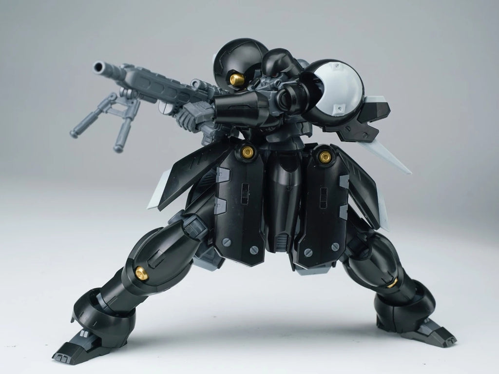 Sheik Mainland 1/144 Hyper Moveable Knight ZA-11 ZYKLON Metallic Black Grey Various Mounting Kits