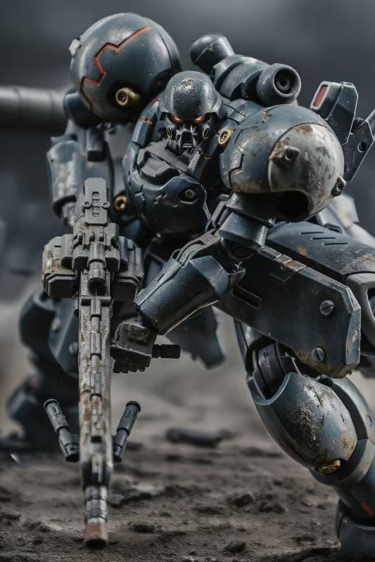 Sheik Mainland 1/144 Hyper Moveable Knight ZA-11 ZYKLON Metallic Black Grey Various Mounting Kits